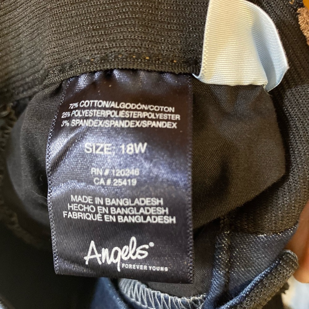 Angels High Rise Blue Jeans - Picture 2 of 5